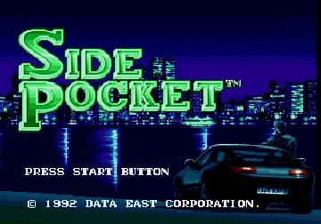 Side Pocket (Japan) screen shot title